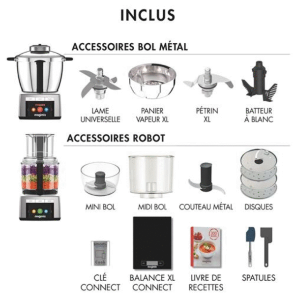 Robot cuiseur MAGIMIX Cook Expert XL Connect Platine 18914 – Image 3